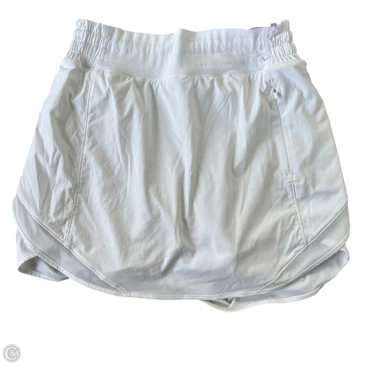 Athletic Skort By Lululemon In White, Size: S