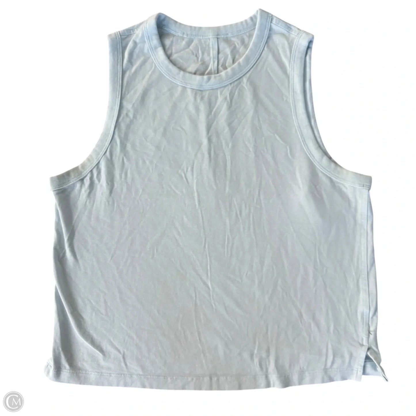 Athletic Top Short Sleeve By Lululemon In Blue, Size: S