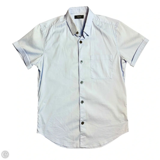 Top Short Sleeve By Theory In Blue, Size: Xs