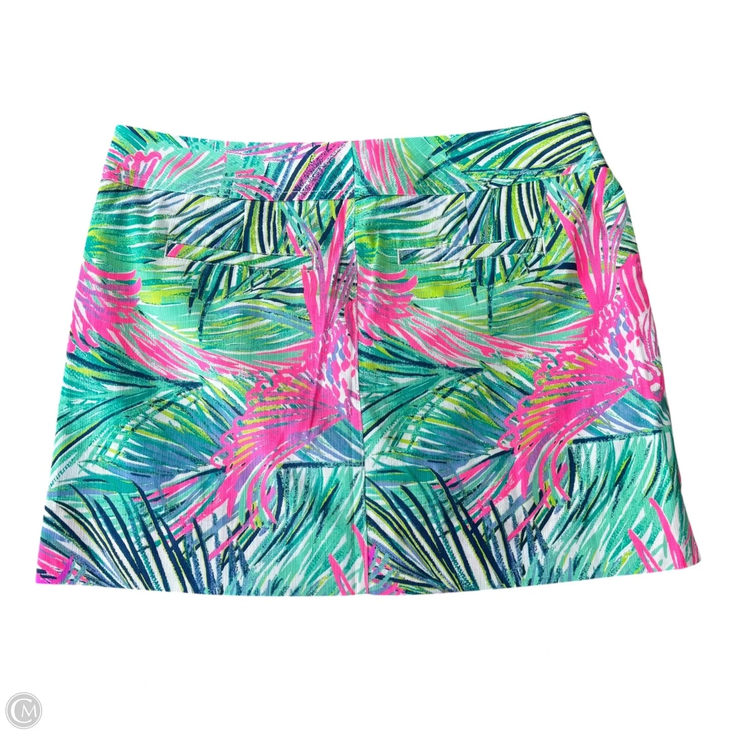 Skort Designer By Lilly Pulitzer In Blue & Pink, Size: M