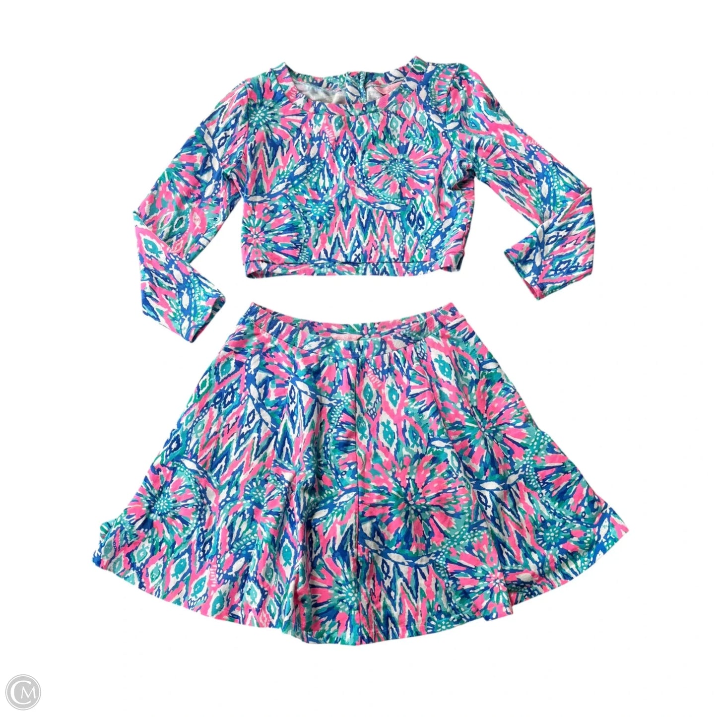 Skirt Designer By Lilly Pulitzer In Blue & Purple, Size: M