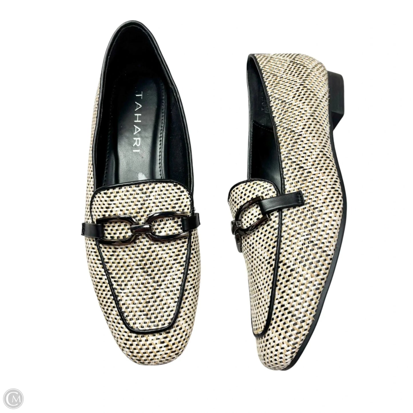 Shoes Flats By Tahari In Black & Cream, Size: 8.5