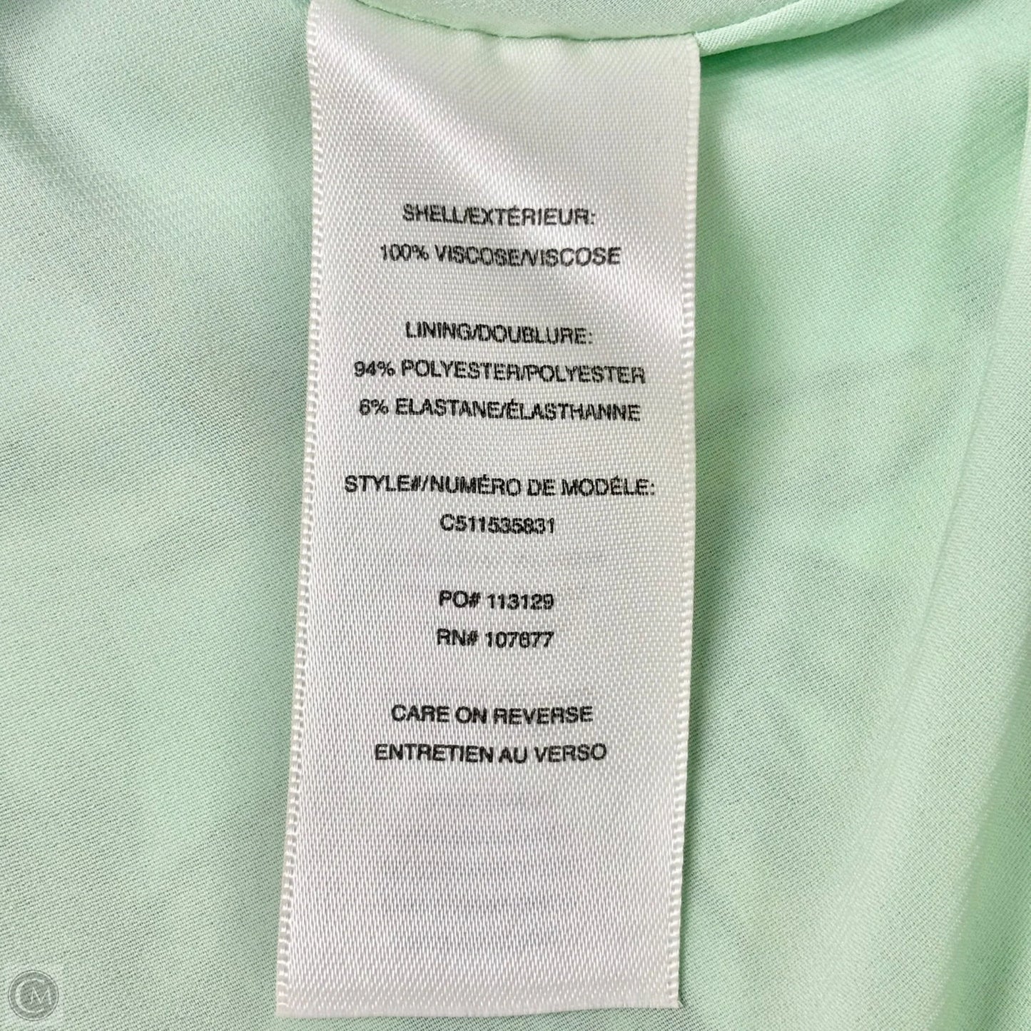 Dress Designer By Alice + Olivia In Green, Size: M