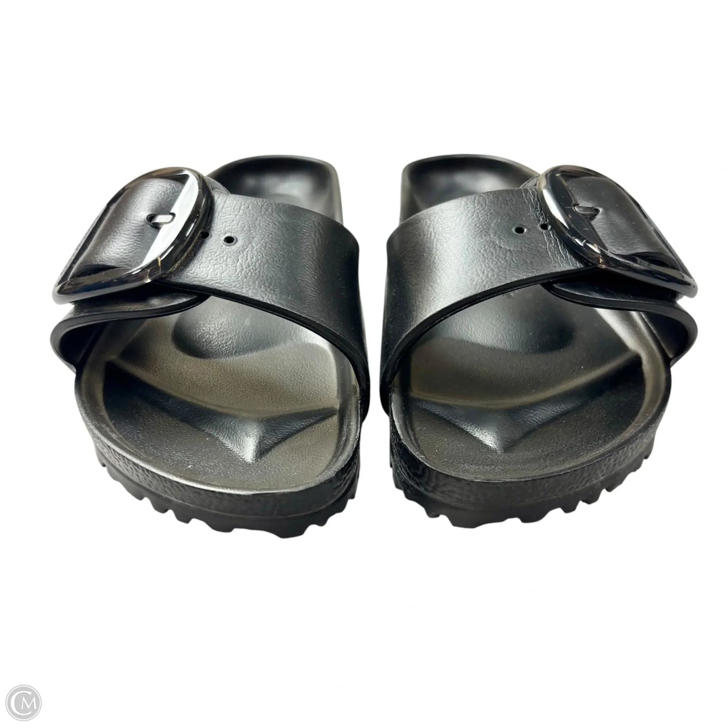 Sandals Flats By Birkenstock In Black, Size: 9.5