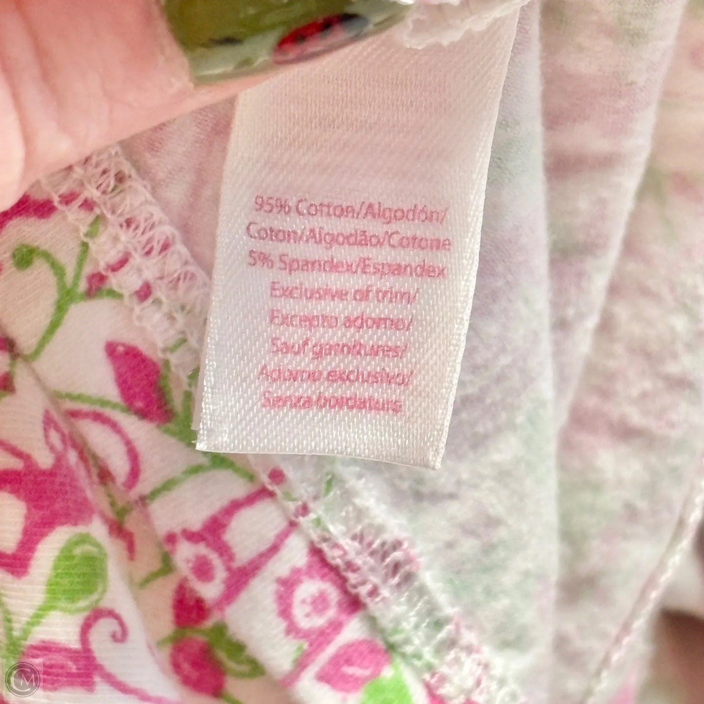 Pajamas Designer By Lilly Pulitzer In Green & Pink, Size: L