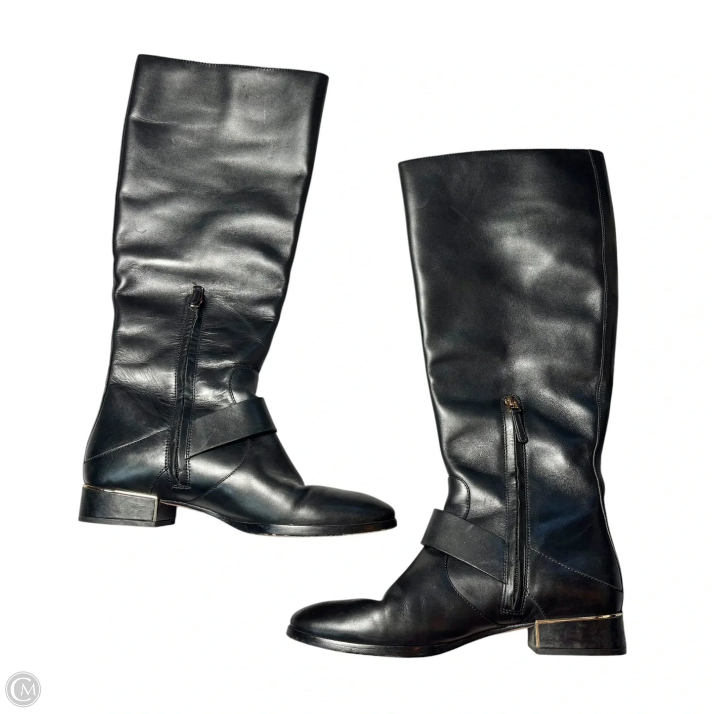 Boots Designer By Tory Burch In Black, Size: 10