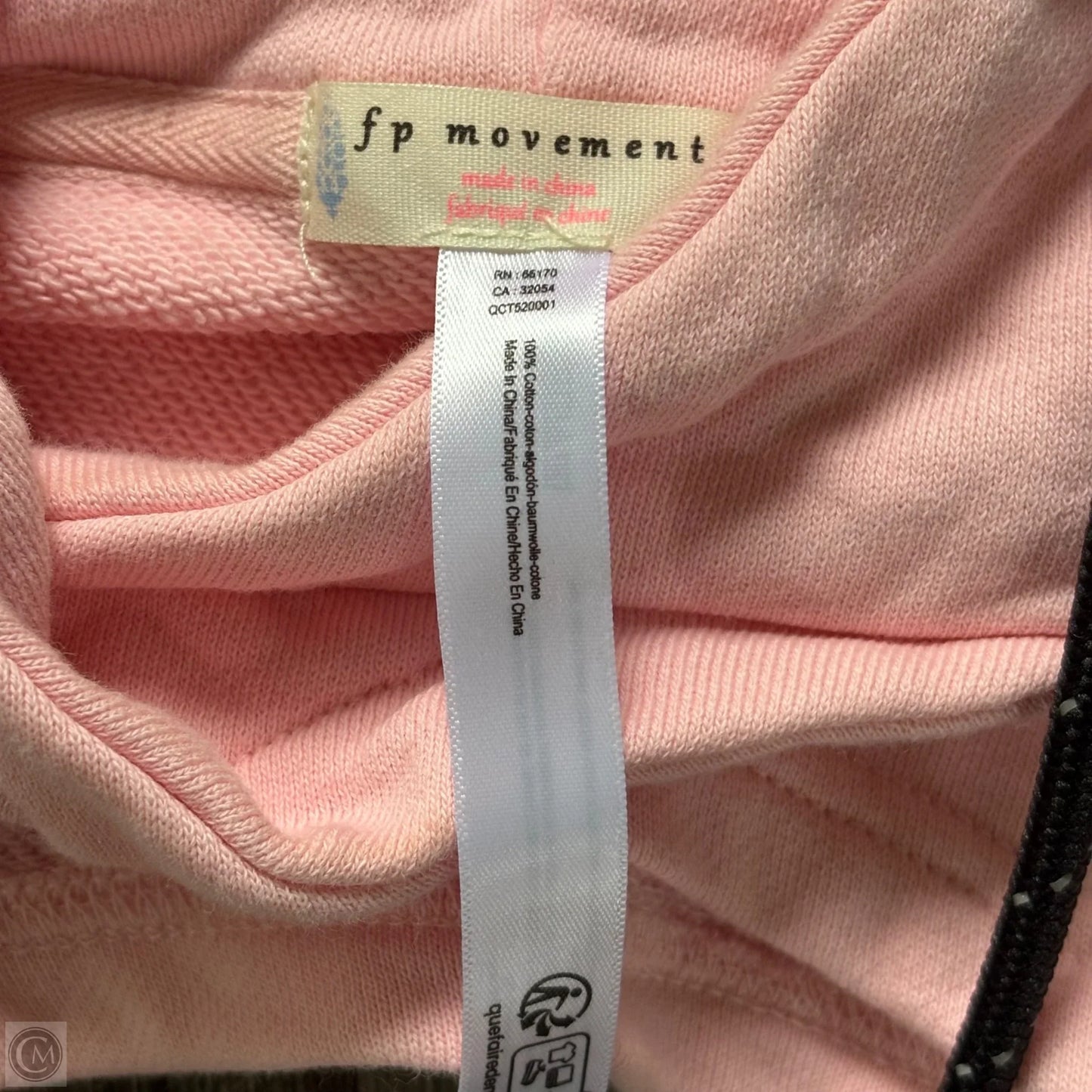 Top Long Sleeve By Free People In Pink, Size: S