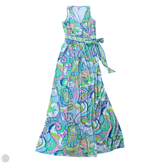 Dress Designer By Lilly Pulitzer In Blue & Pink, Size: S