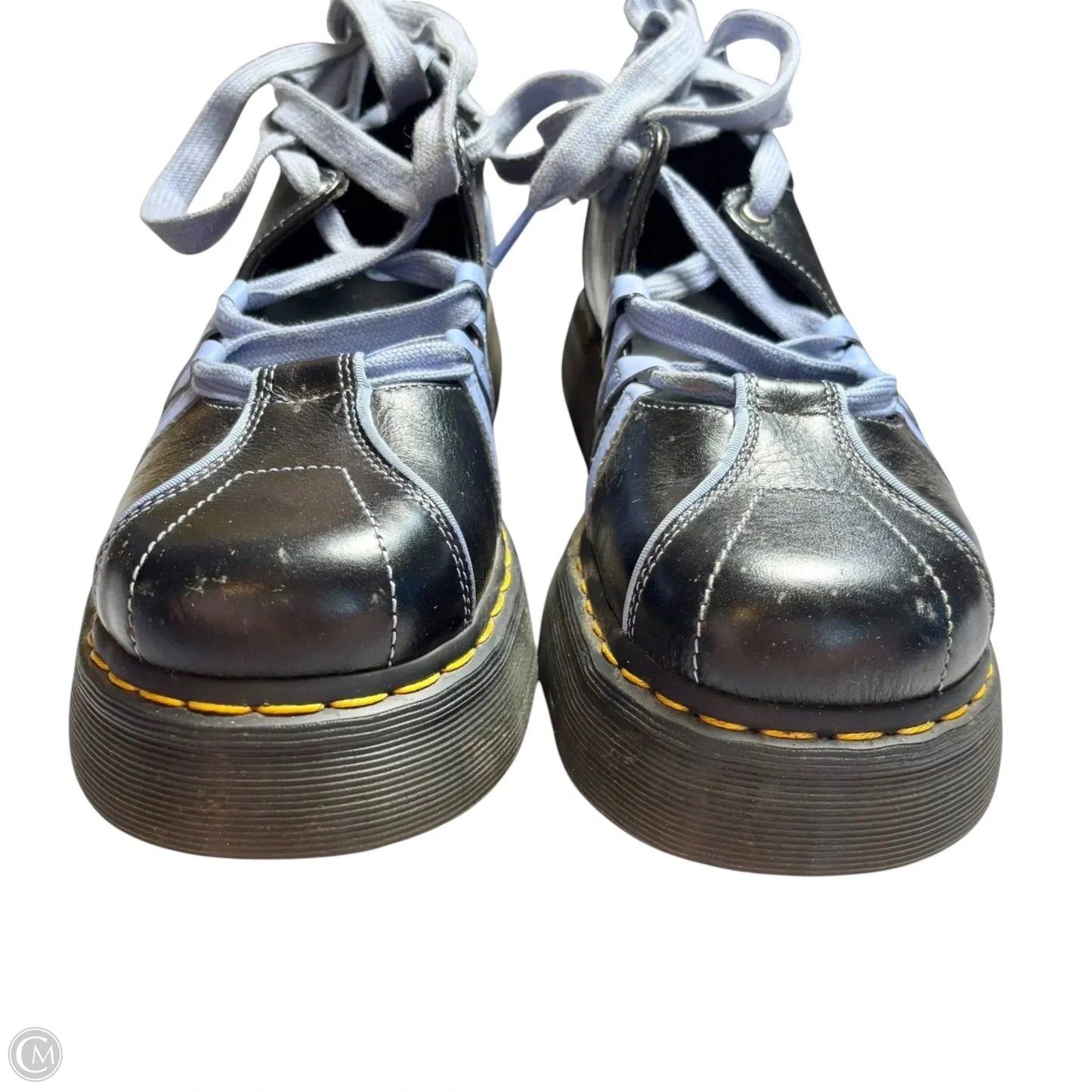 Shoes Flats By Dr Martens In Black, Size: 10