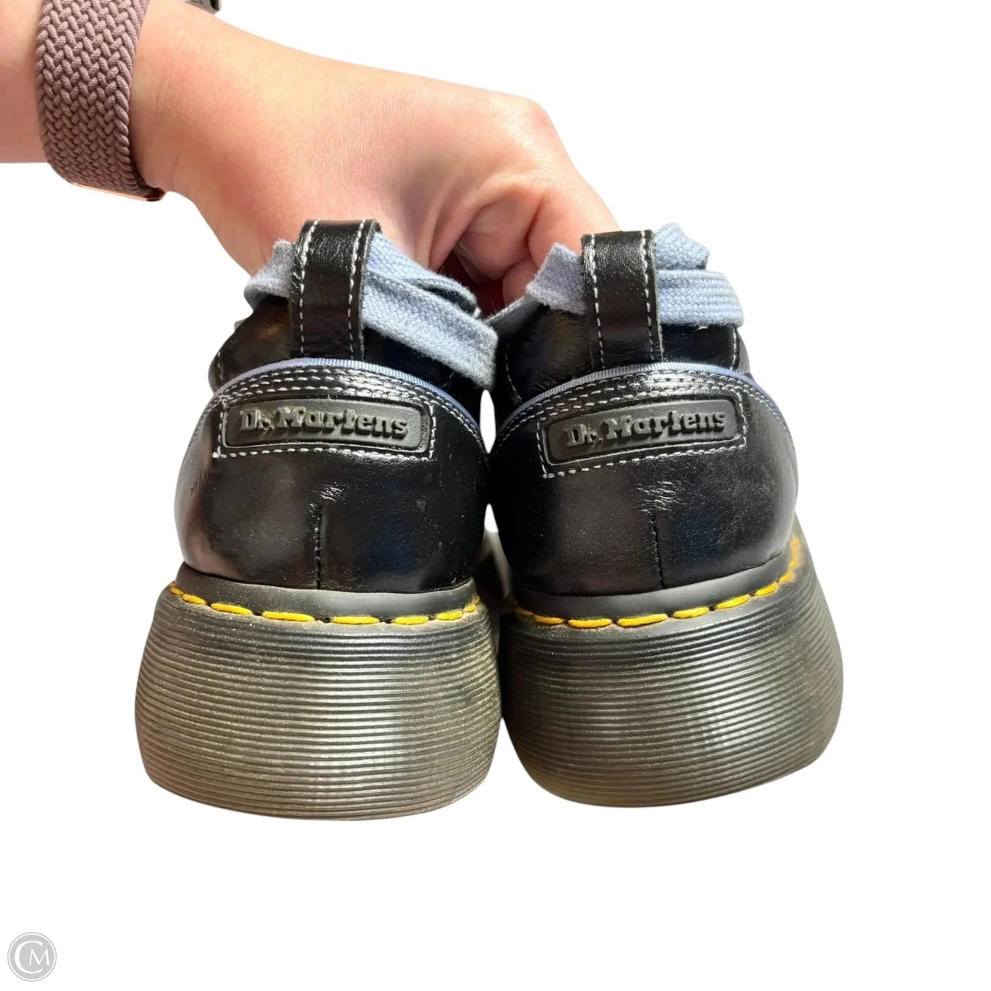 Shoes Flats By Dr Martens In Black, Size: 10