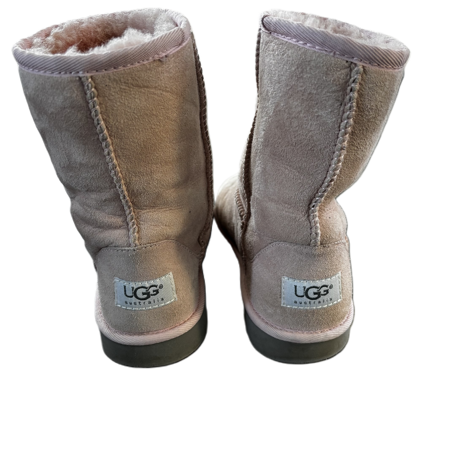 Boots Designer By Ugg In Pink, Size: 5