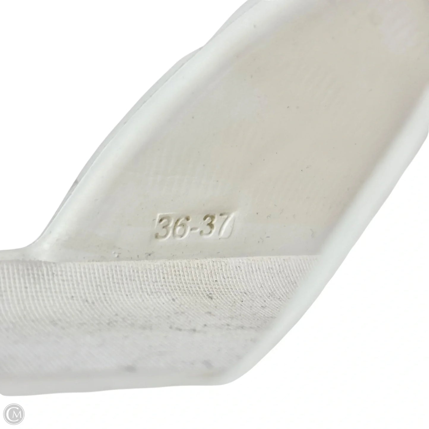 Sandals Luxury Designer By Balmain In White, Size: 6