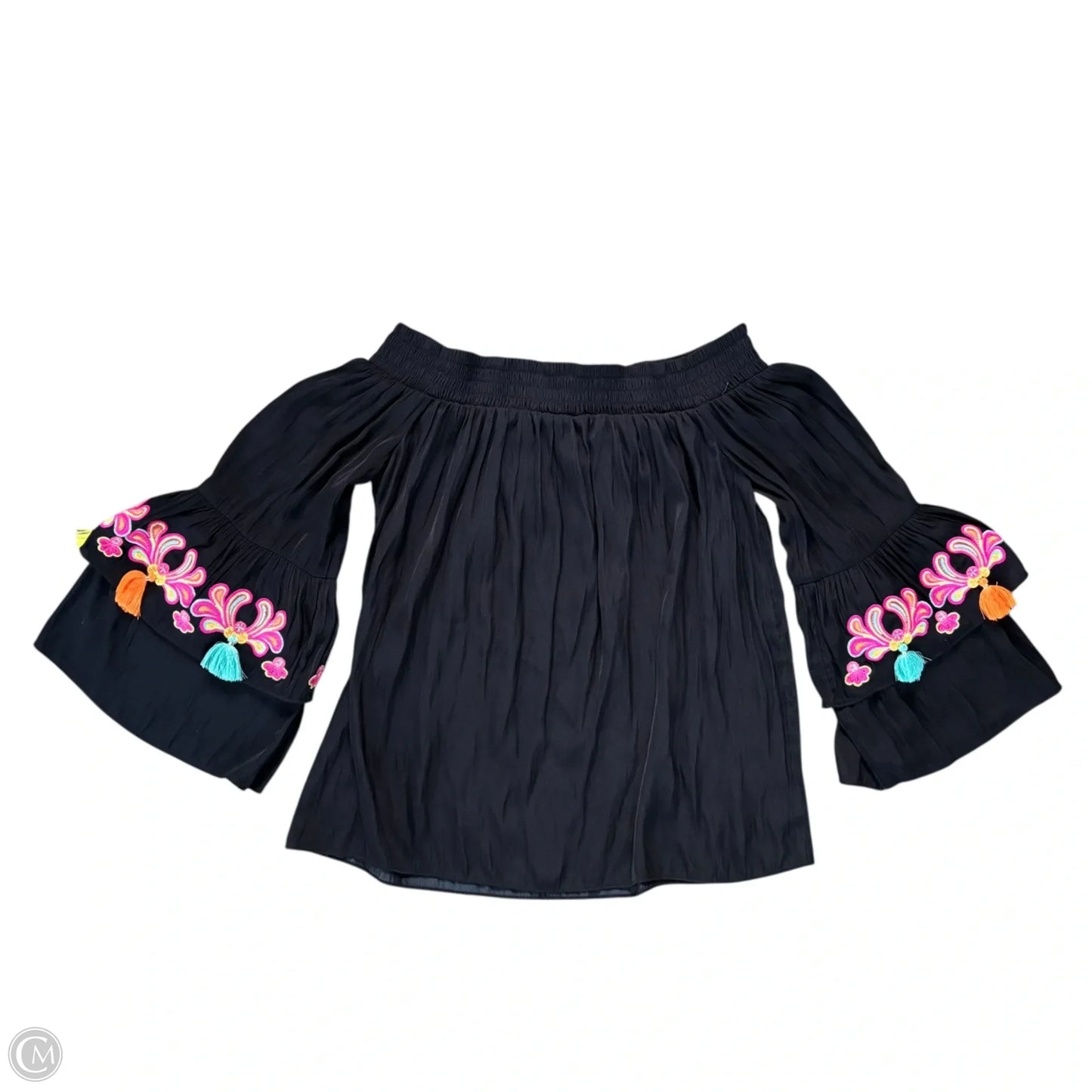 Top Long Sleeve Designer By Lilly Pulitzer In Black, Size: S