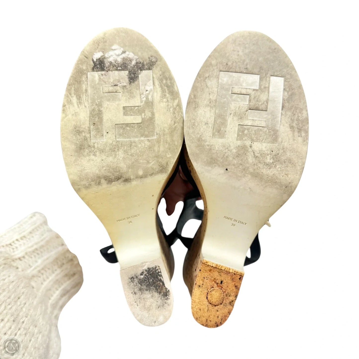 Shoes Luxury Designer By Fendi In Blue, Size: 7.5