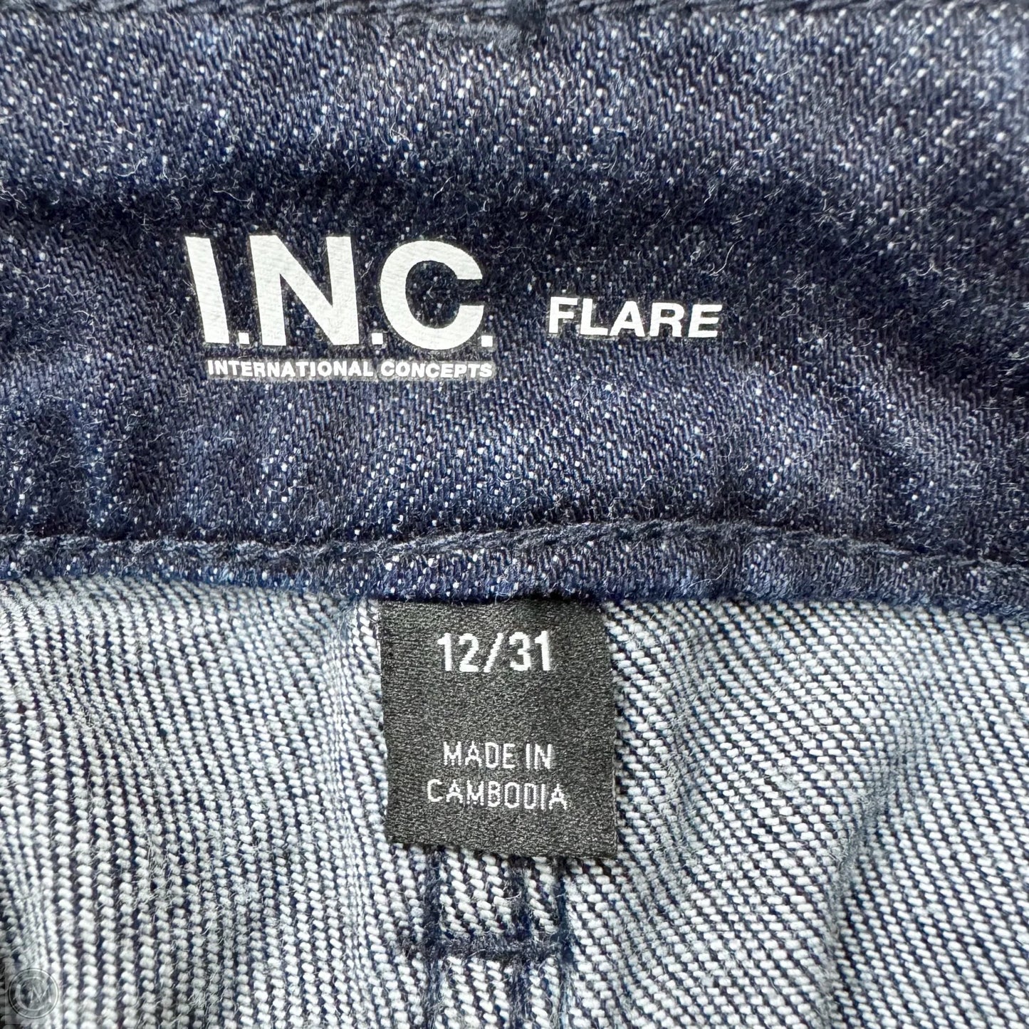 Jeans Flared By Inc In Blue, Size: 12