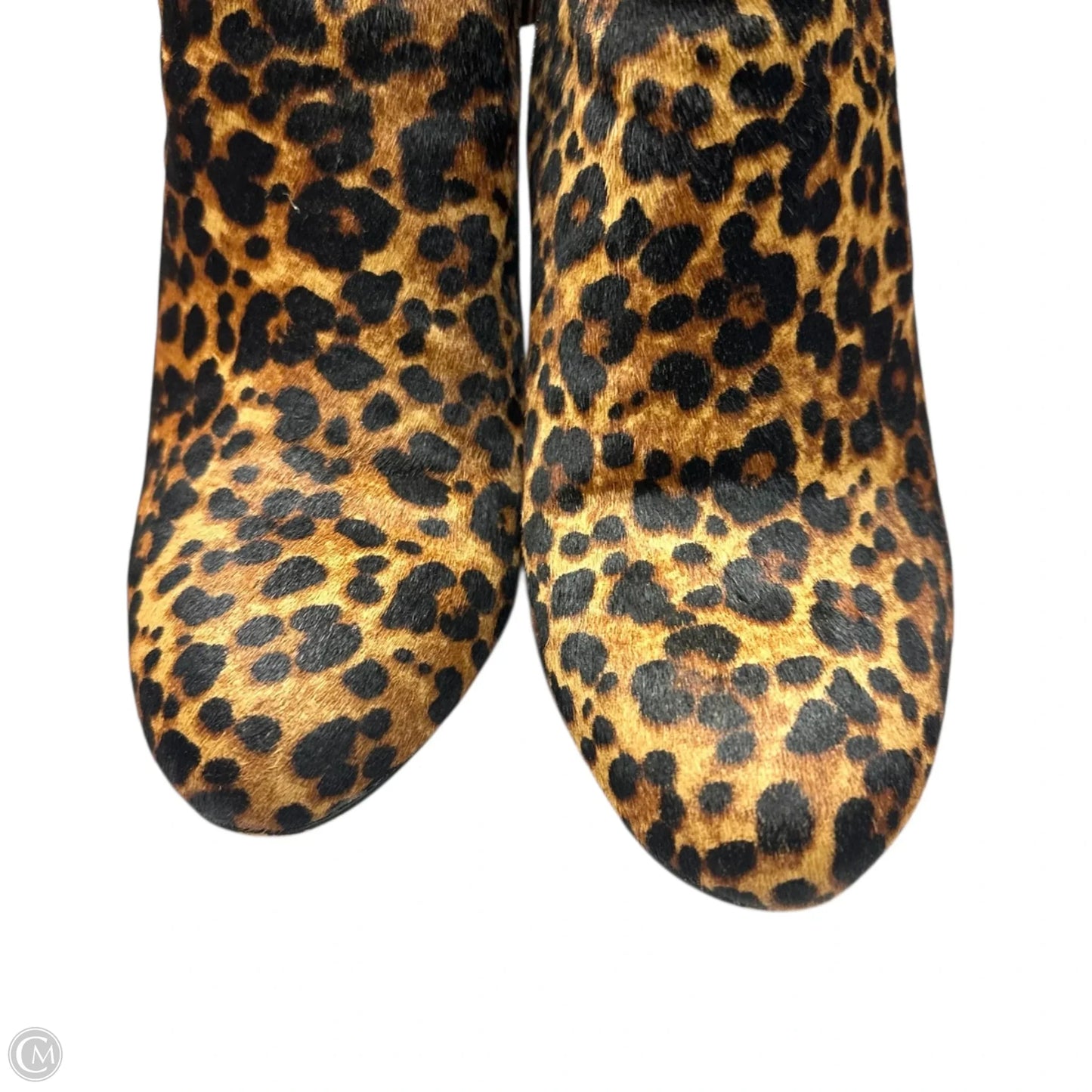 Boots Ankle Heels By Vince Camuto In Animal Print, Size: 10