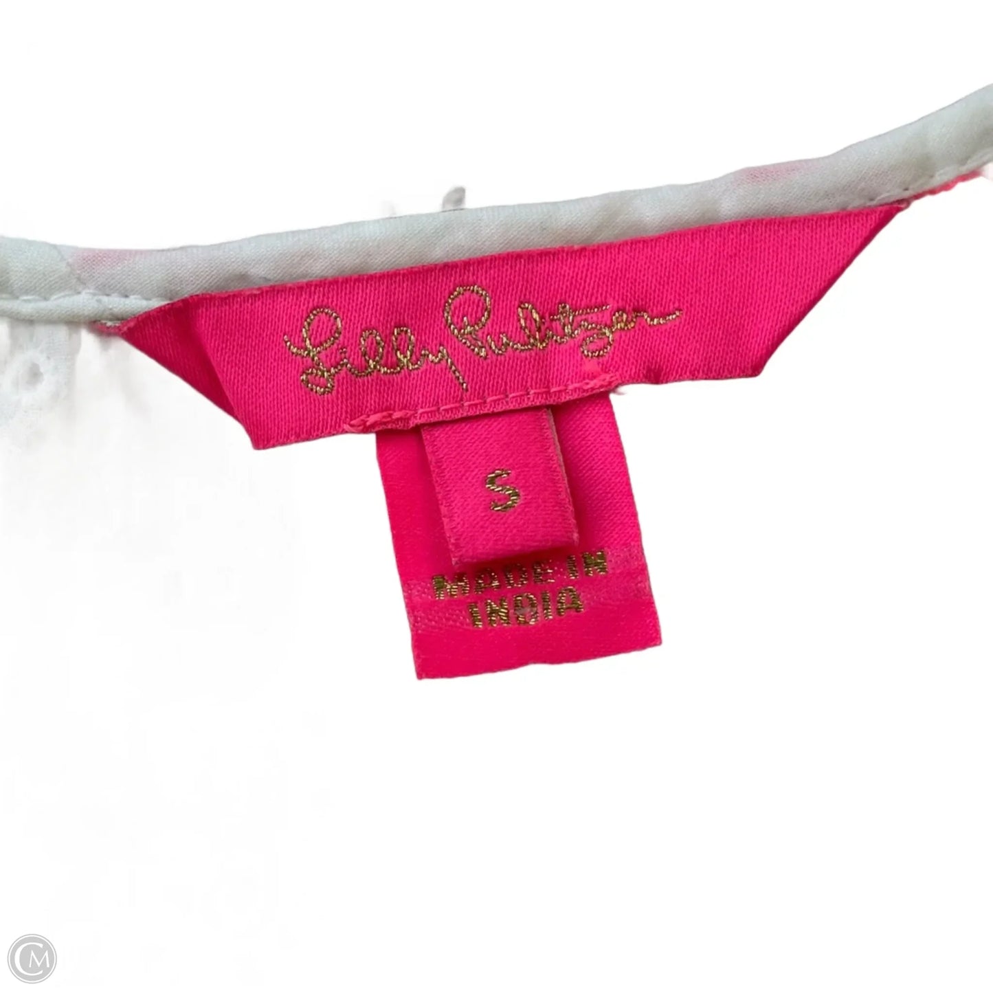 Top Long Sleeve Designer By Lilly Pulitzer In White, Size: S