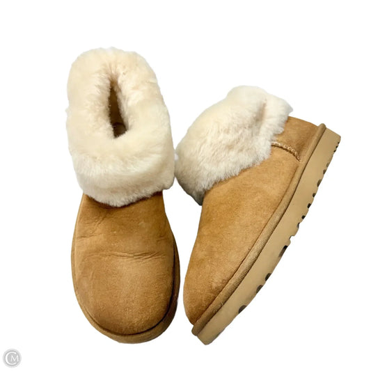 Boots Designer By Ugg In Brown, Size: 8