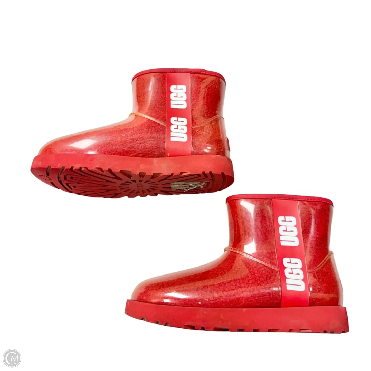 Boots Designer By Ugg In Red, Size: 8