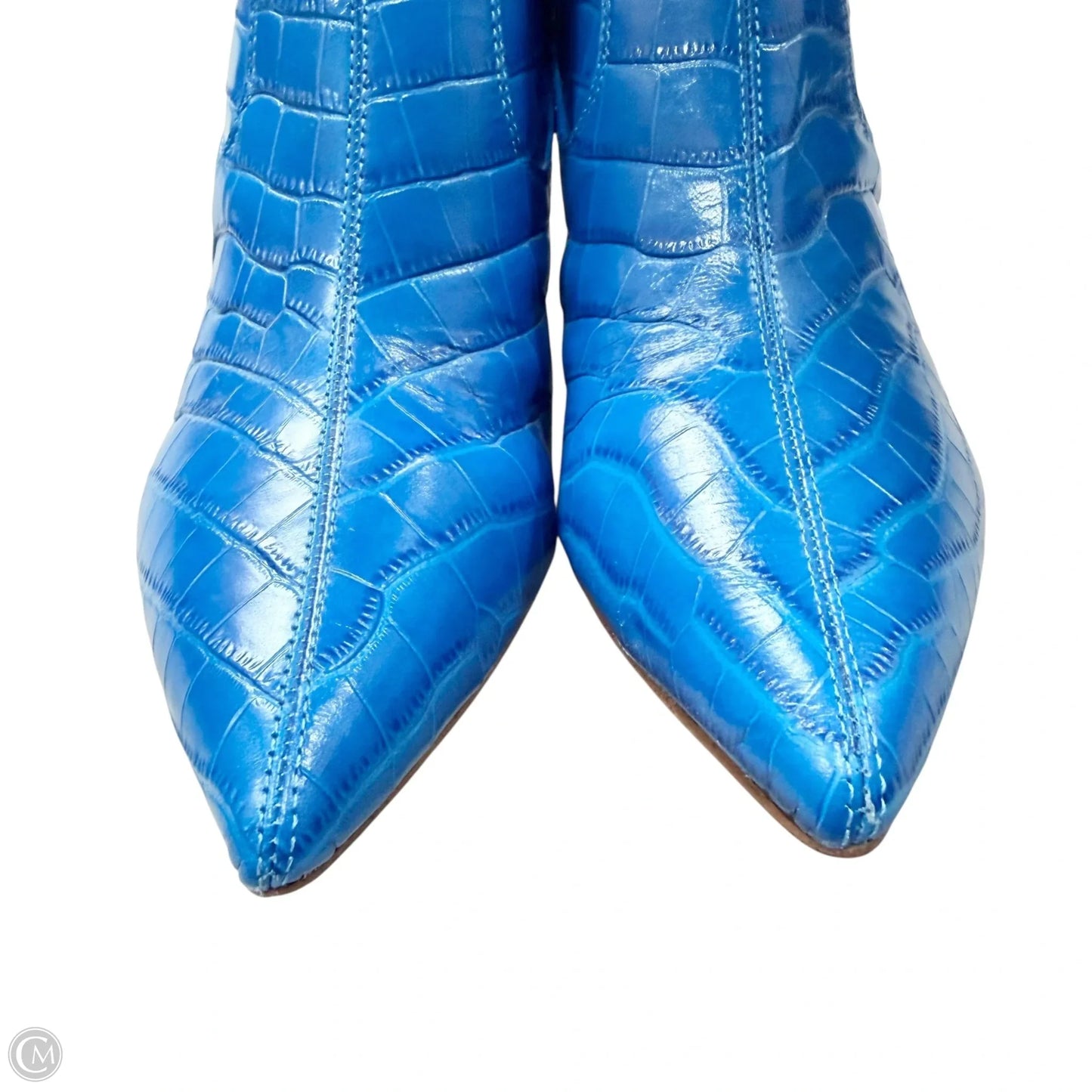 Boots Knee Heels By Marc Fisher In Blue, Size: 9