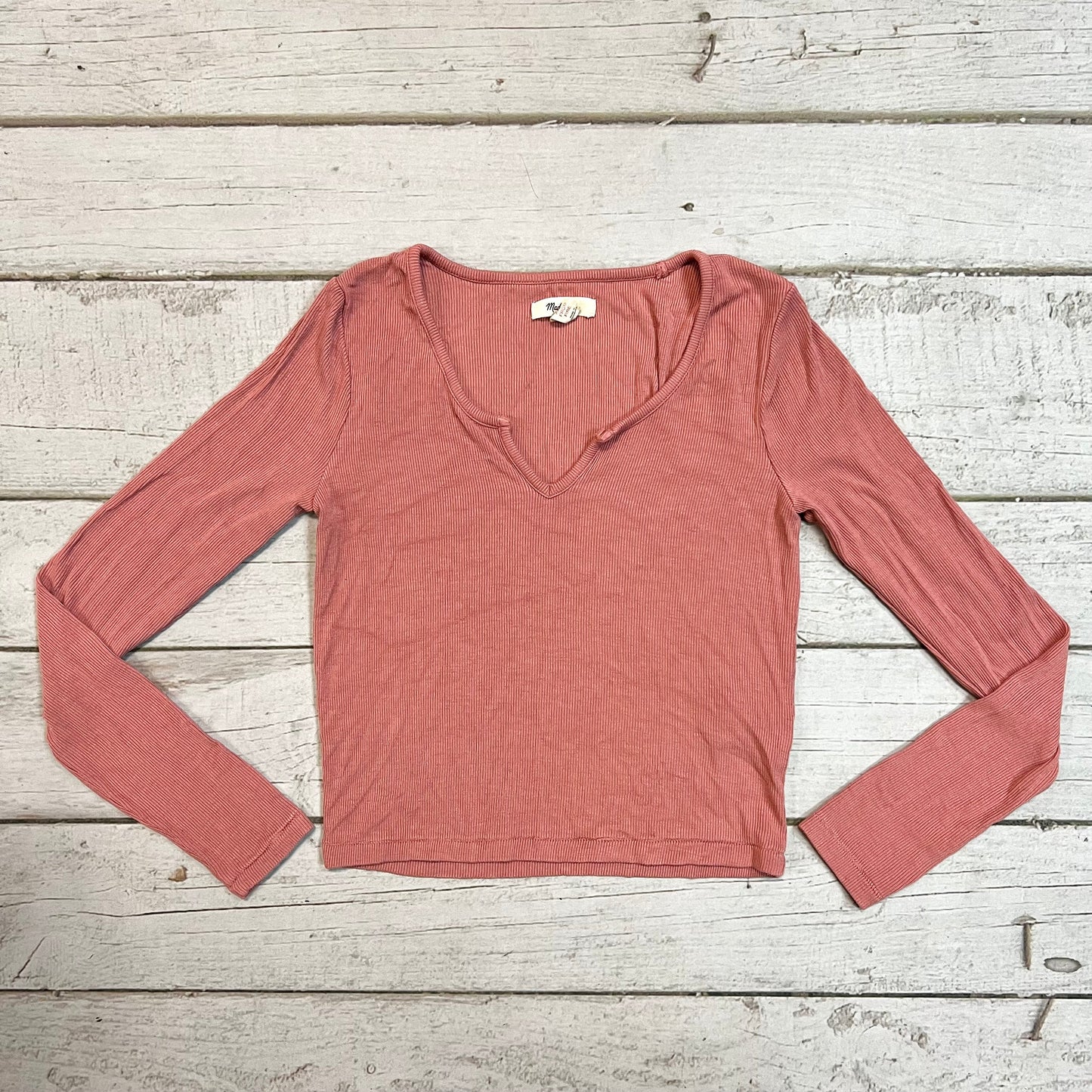 Top Long Sleeve By Madewell  Size: Xs