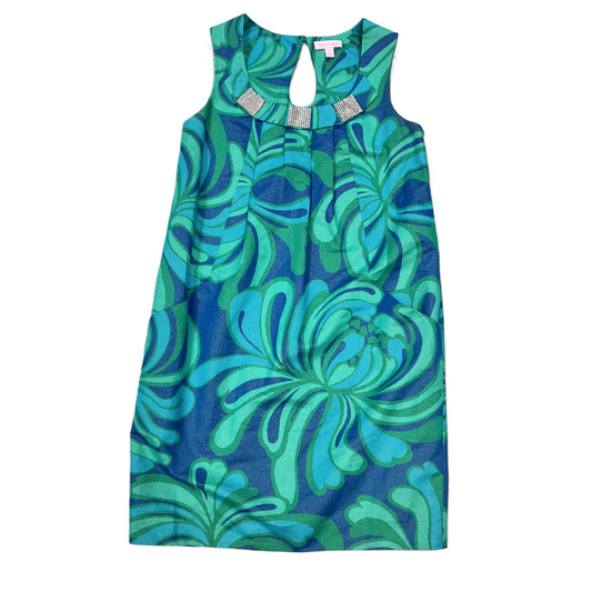 Dress Designer By Lilly Pulitzer In Blue Green, Size: S