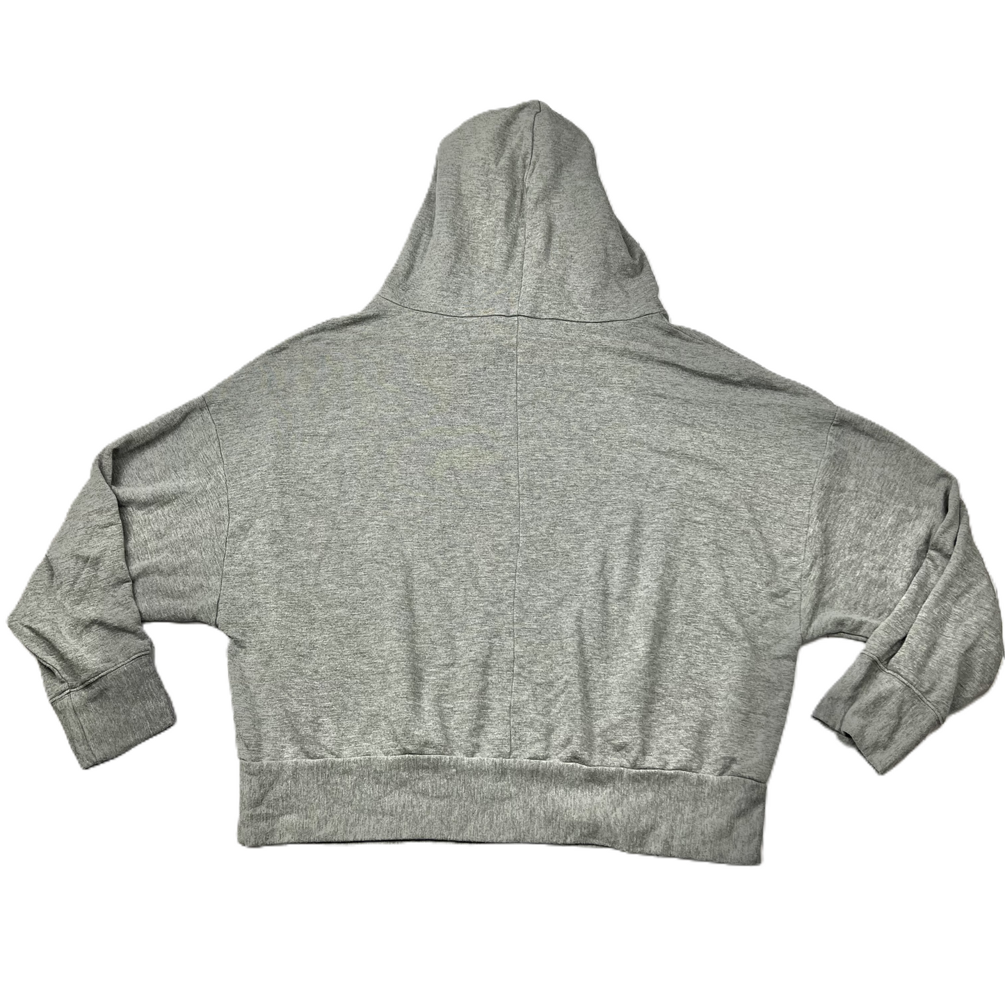 Grey Athletic Sweatshirt Hoodie By Fabletics, Size: 2x