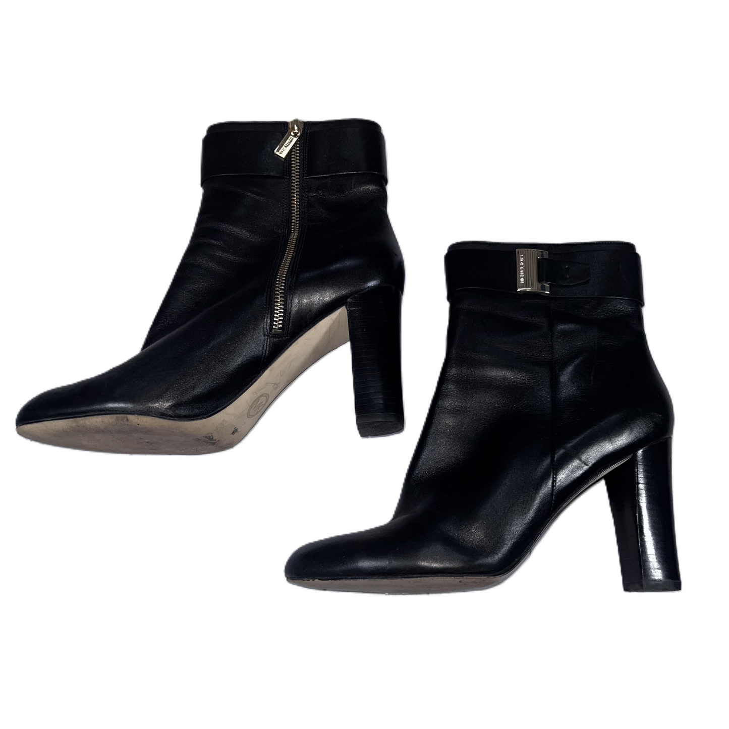 Boots Leather By Michael By Michael Kors In Black, Size: 10