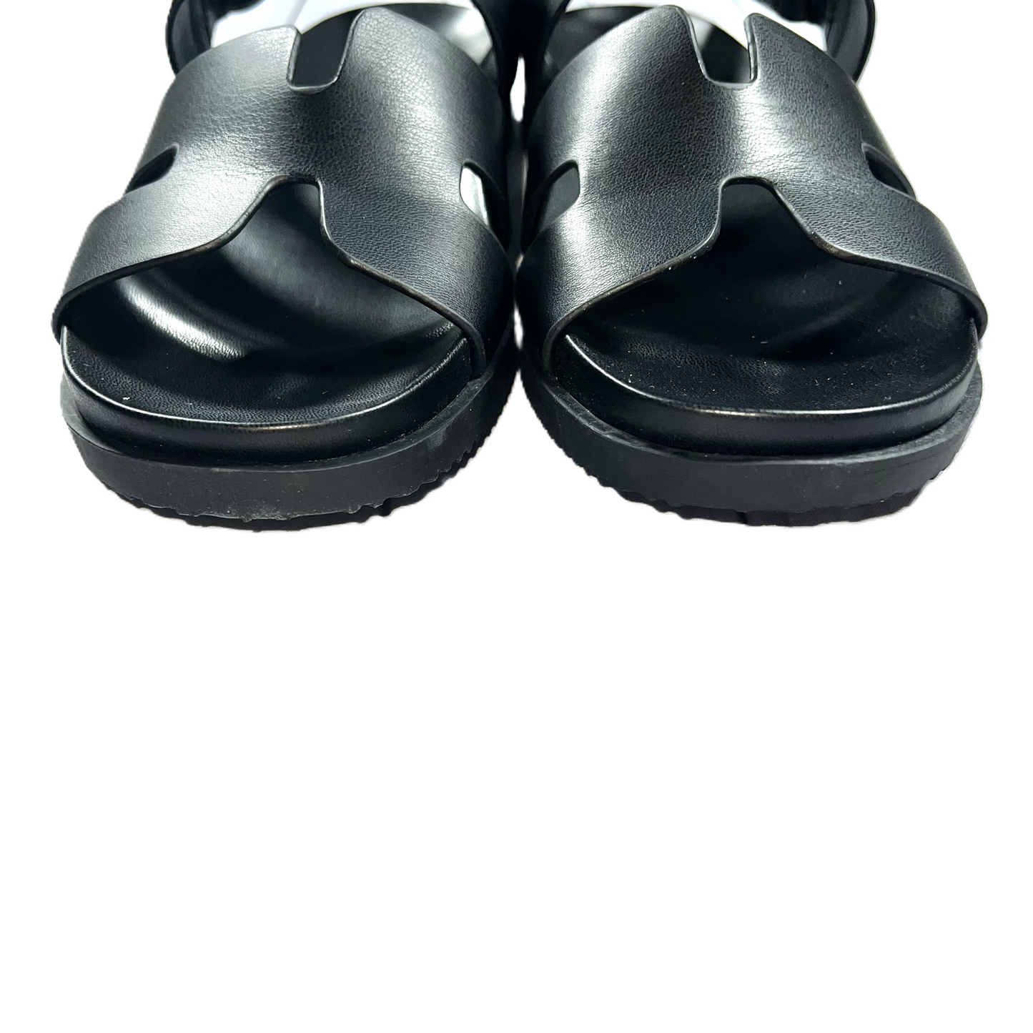 Sandals Flats By Steve Madden In Black, Size: 7.5