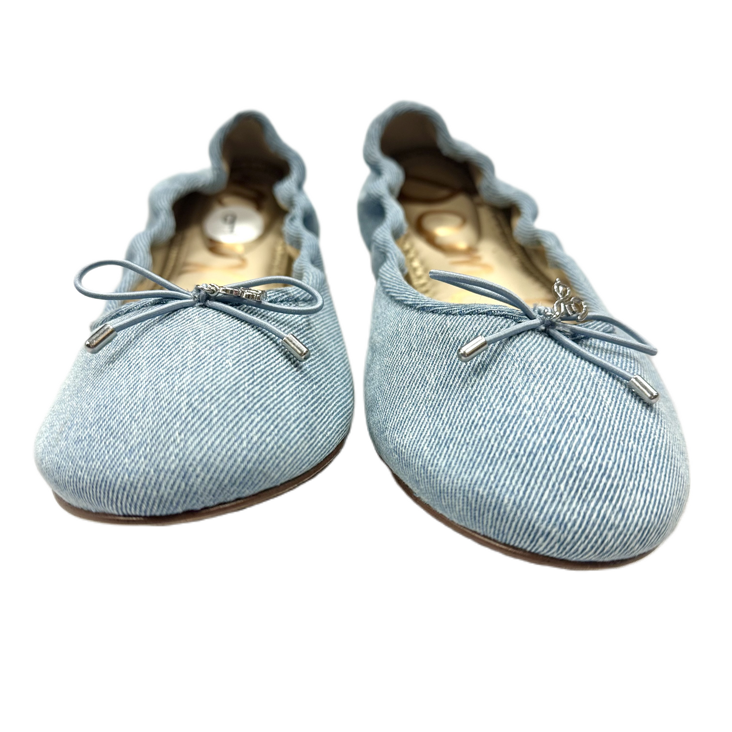 Shoes Flats By Sam Edelman In Blue Denim, Size: 9