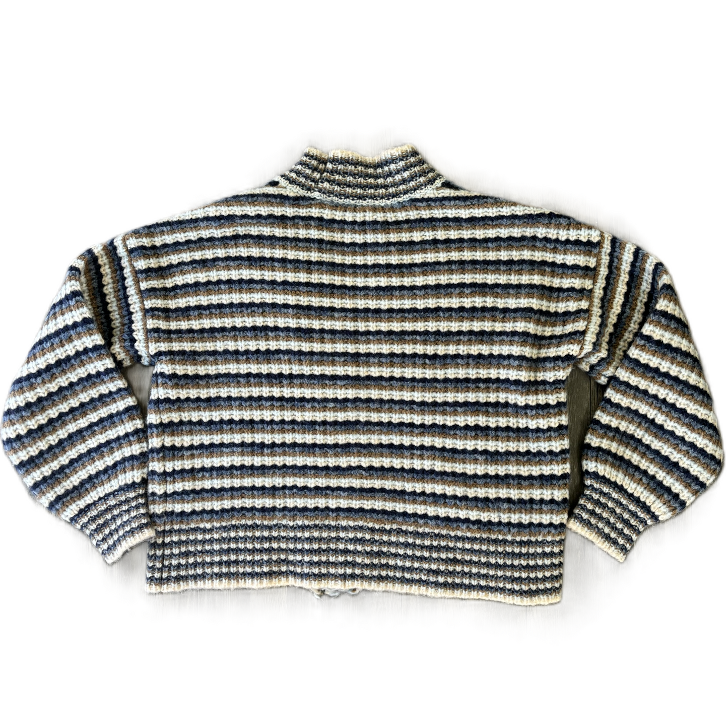 Sweater Cardigan By Madewell In Striped Pattern, Size: S