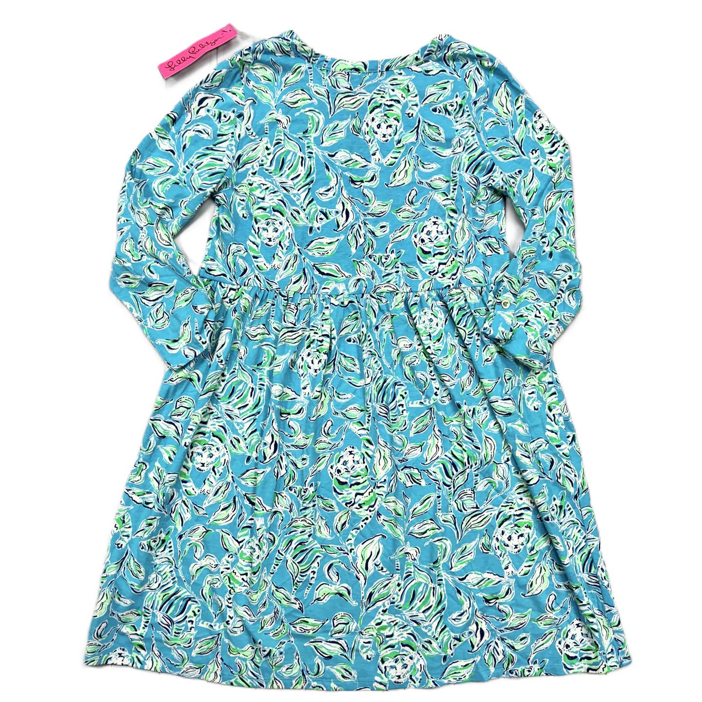 Dress Designer By Lilly Pulitzer In Blue & Green, Size: M