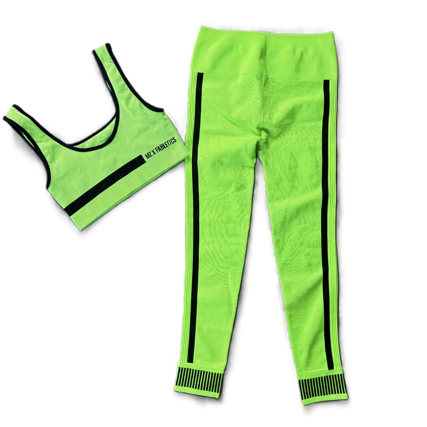 Athletic Pants 2pc By Fabletics In Green, Size: M