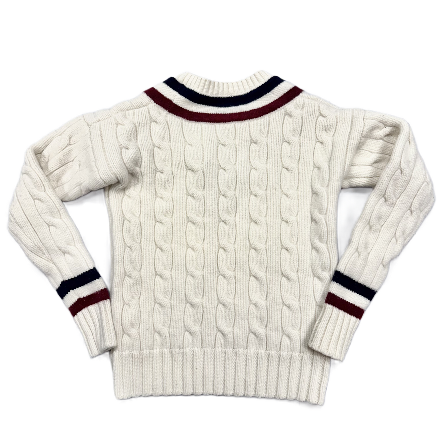 Sweater By Brooks Brothers In Cream, Size: S