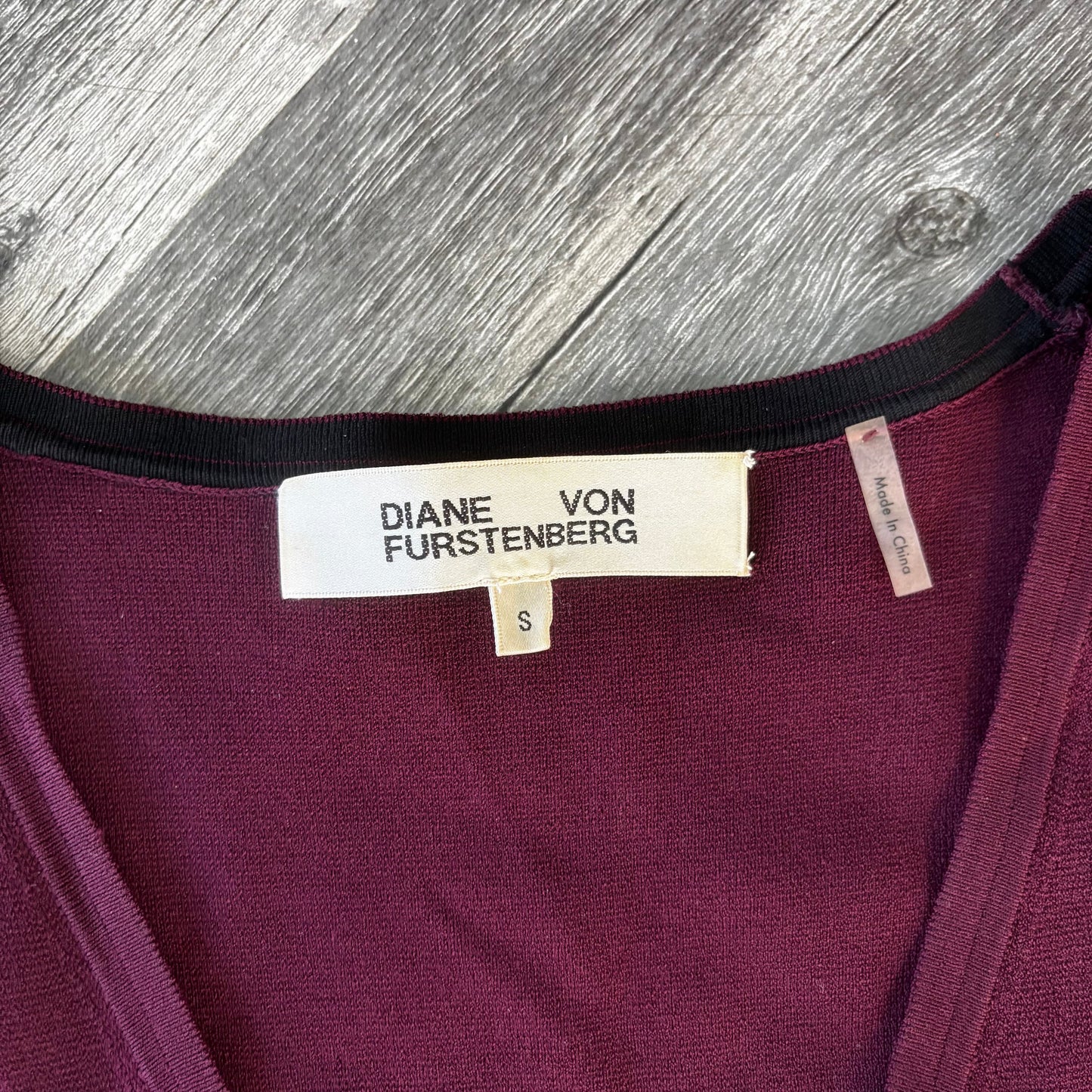 Dress Designer By Diane Von Furstenberg In Purple, Size: S