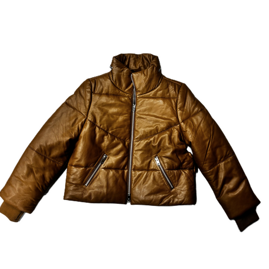 Coat Puffer & Quilted By Walter Baker In Brown, Size: L