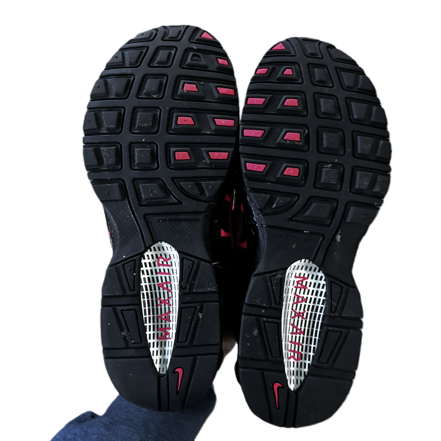 Shoes Athletic By Nike In Black & Pink, Size: 9