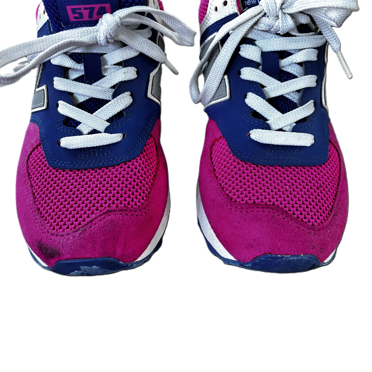 Shoes Sneakers By New Balance In Blue & Pink, Size: 9