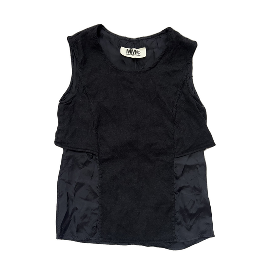 Top Sleeveless Designer By Maison Margiela In Navy, Size: S