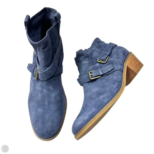 Boots Leather By Cole-haan In Blue, Size: 9.5