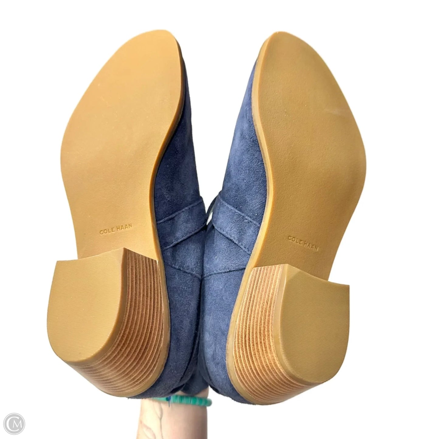 Boots Leather By Cole-haan In Blue, Size: 9.5