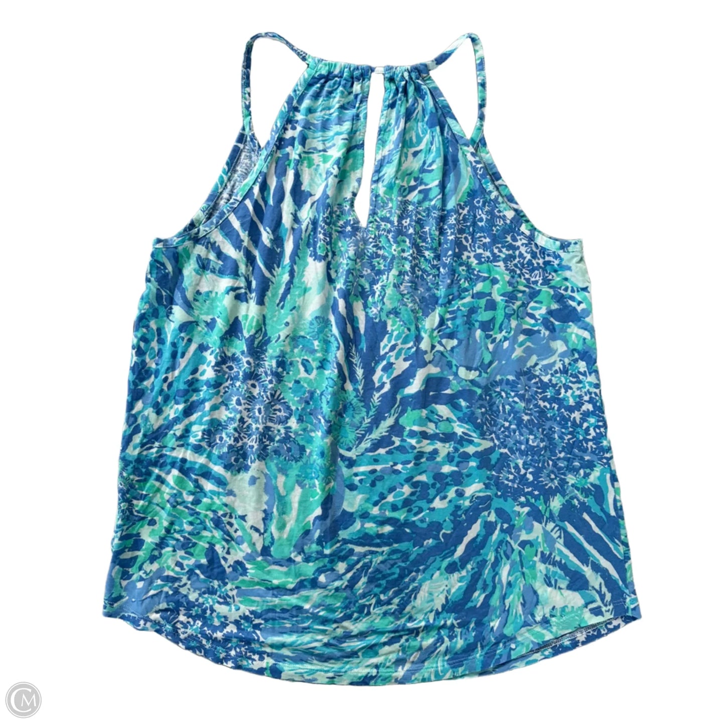 Top Sleeveless Designer By Lilly Pulitzer In Blue, Size: M