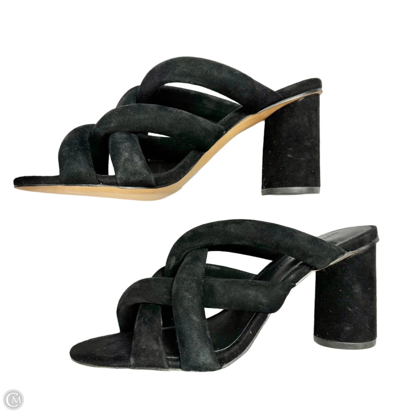 Sandals Designer By Rebecca Minkoff In Black, Size: 7.5