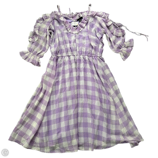 Dress Casual Maxi By Ashley Stewart In Checkered Pattern, Size: 3x