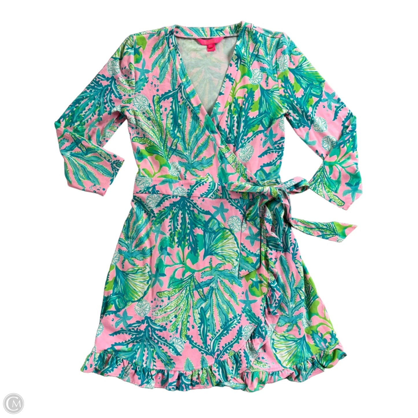 Dress Designer By Lilly Pulitzer In Blue & Pink, Size: S