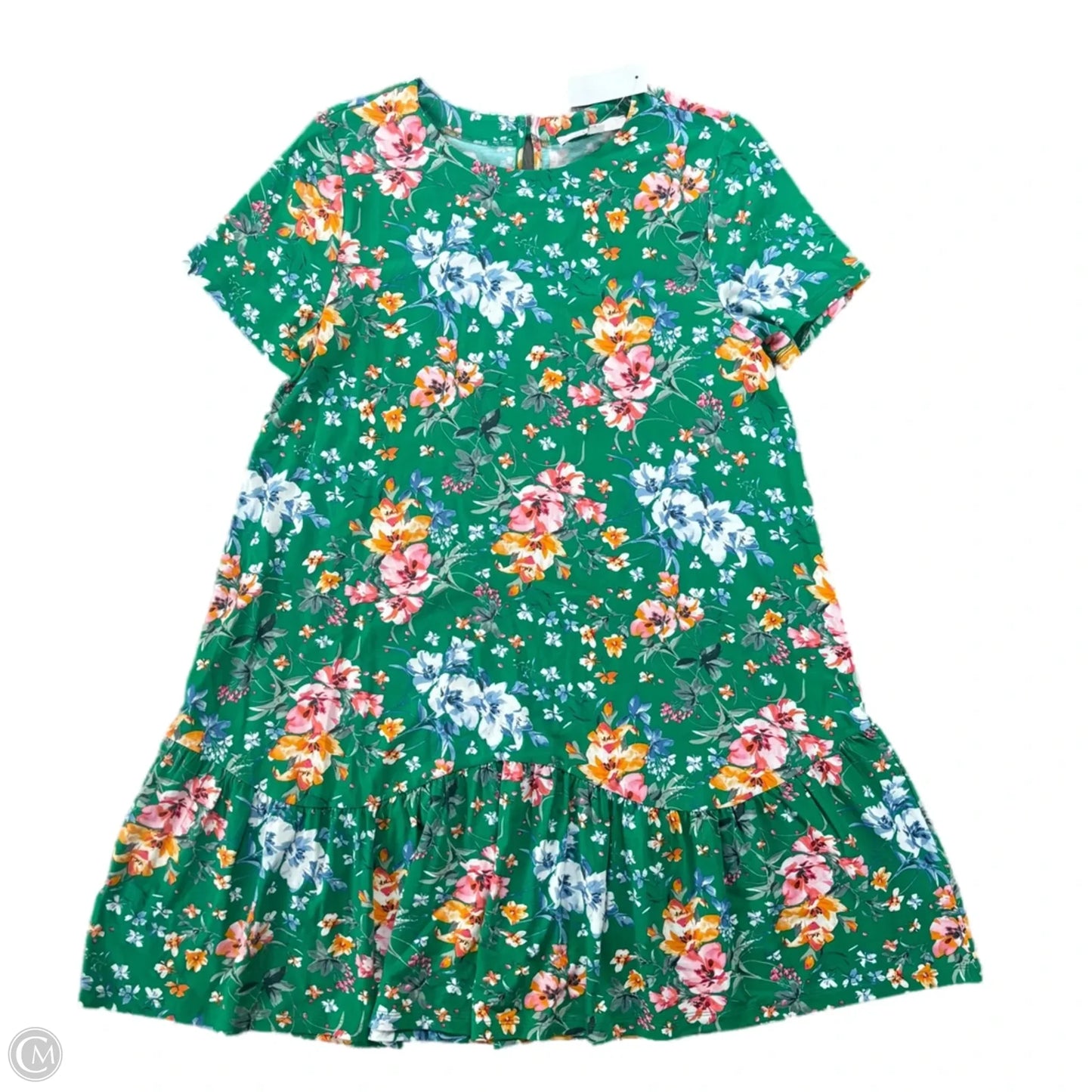 Dress Casual Midi By Loft In Floral Print, Size: M