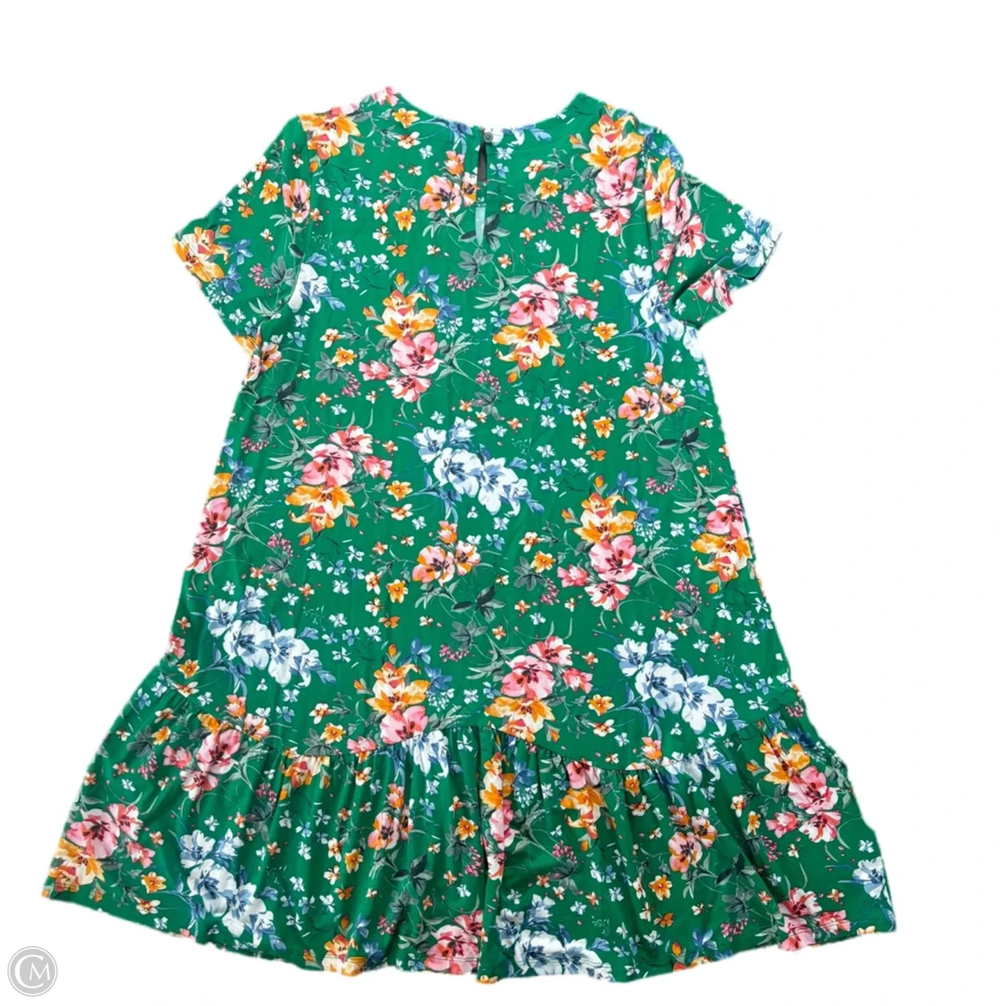 Dress Casual Midi By Loft In Floral Print, Size: M