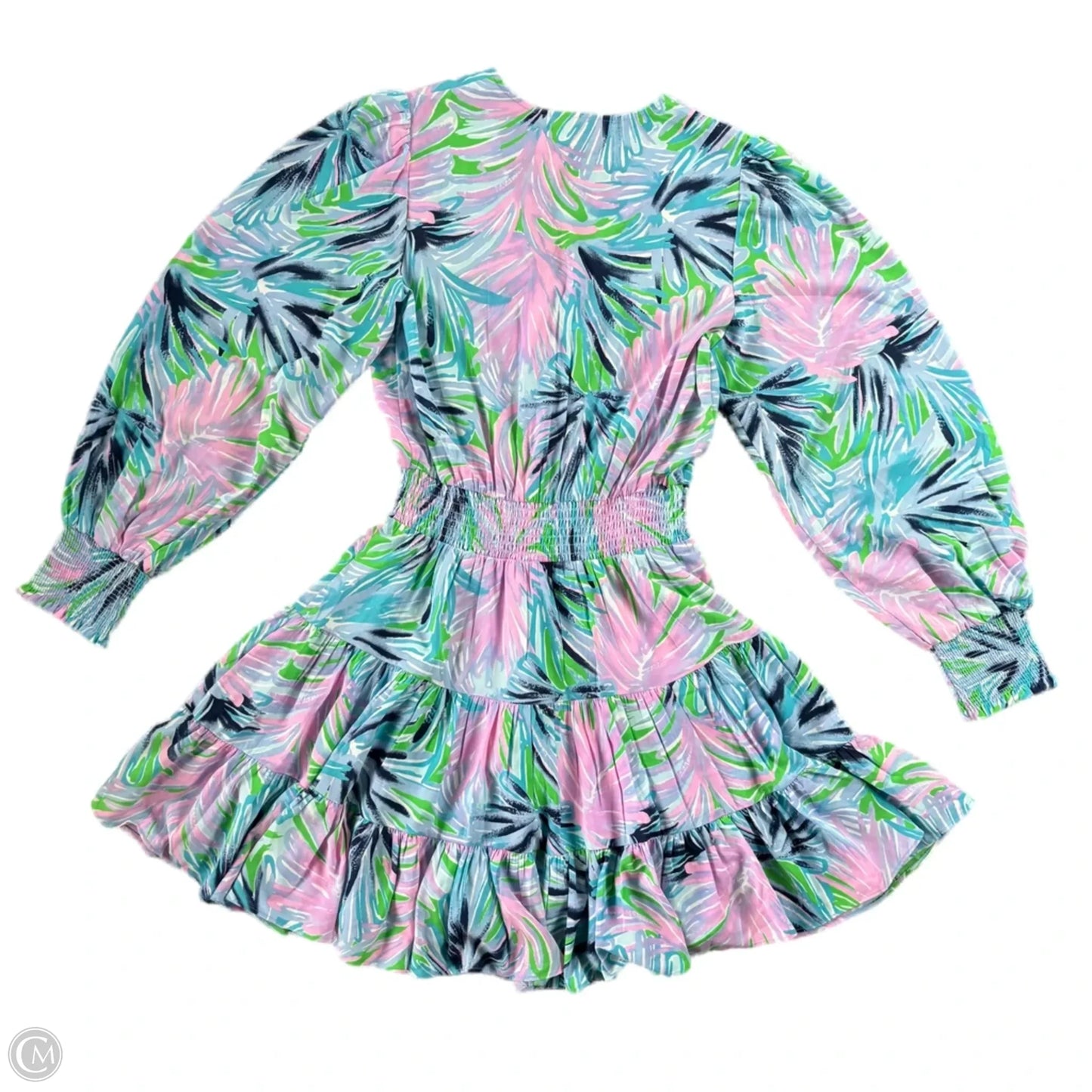 Dress Designer By Lilly Pulitzer In Blue & Purple, Size: L