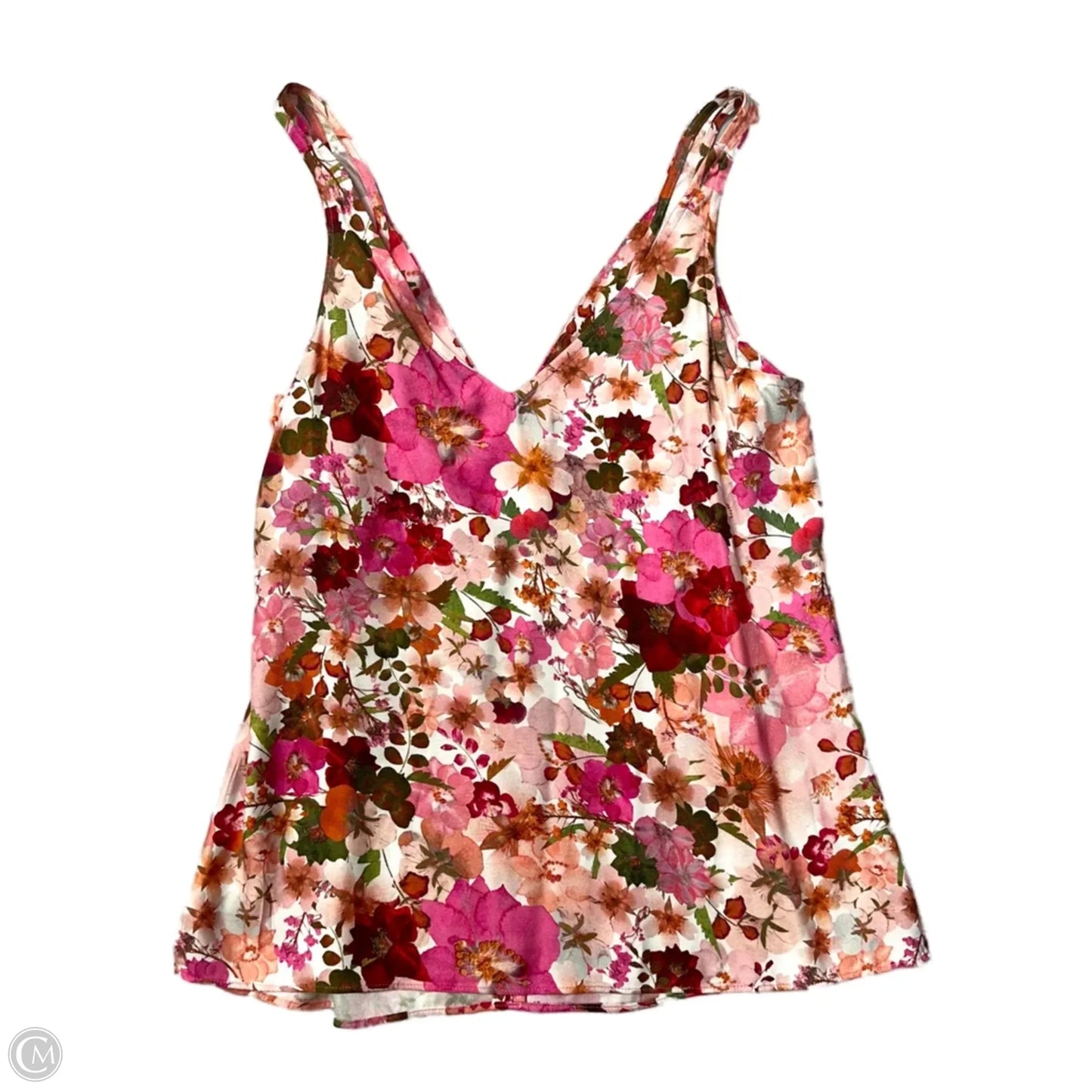 Top Sleeveless By Ted Baker In Floral Print, Size: Xs