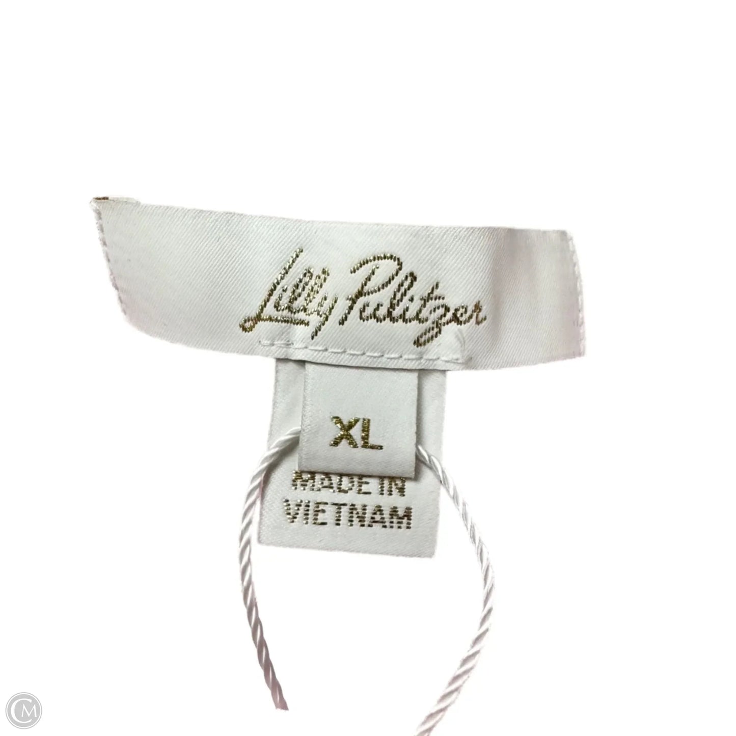 Top Short Sleeve Designer By Lilly Pulitzer In Pink, Size: Xl